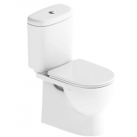 Унитаз-компакт напольный с бачком Sanita Luxe ART COMFORT WC.CC/Art/2-DM/WHT.G/S1 с сиденьем Soft close